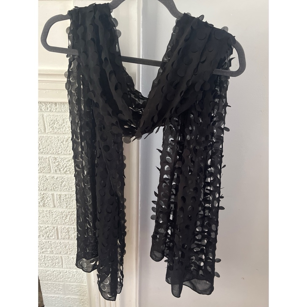Cara New York Black & Cream Scarves- 2 Pieces - Picture 7 of 10